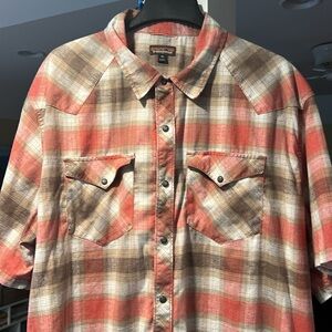 Patagonia plaid shirt - rustic cowboy styling